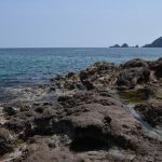 6月末、快晴の佐津海水浴場(海水浴シーズンまで間もなく!)