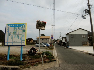 佐津ビーチへ行く途中の四つ角