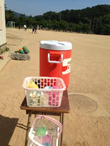 部活の給水器