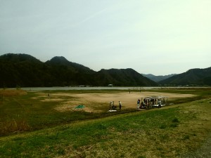 円山川河川敷