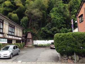 三木屋さんの駐車場