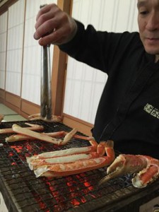 炭火焼きがに中