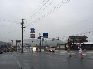 豊岡市福田の交差点