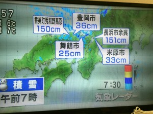 NHK天気予報より