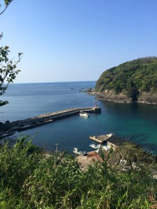 JR鎧駅からの風景