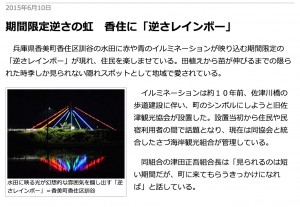 日本海新聞逆さレインボー