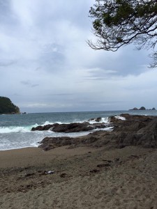 0819佐津海水浴場の岩場