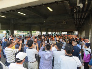 20150904香住がに初競り