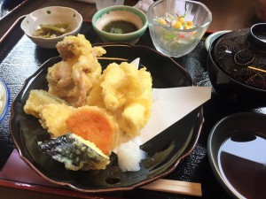 イカ天ぷら定食