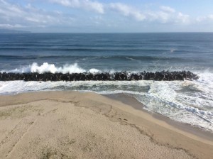 皆生温泉の海