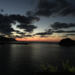 今子浦の夕暮れ