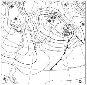 天気図20151204