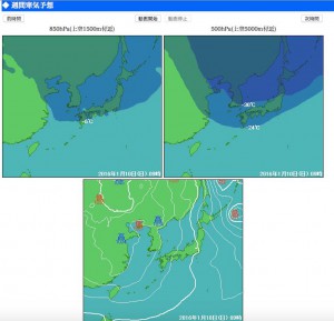 １月３連休の天気予報