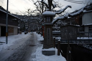 冬の城崎温泉４