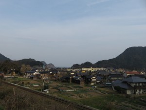 佐津集落東側