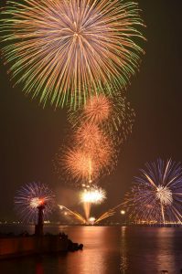 香住の花火