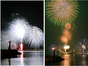 香住の花火