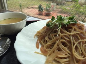 香住産イカパスタ