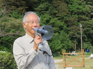 竹野観光協会の青山会長