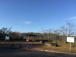 但馬空港近くの休憩所