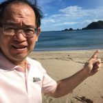 台風25号が来る直前、”嵐の前の静けさ”を持っていた佐津海水浴場の様子