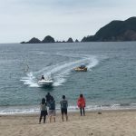 3連休最初に佐津海水浴場の監視所当番を担当しました!〜今年もスーパーマーブルが大人気!