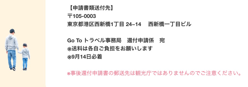 申請 goto 書 トラベル