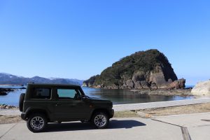 かえる島と新型ジムニー