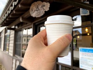 ぽっぽやでテイクアウトしたコーヒー