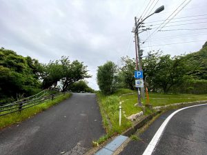 魚見台のある駐車場