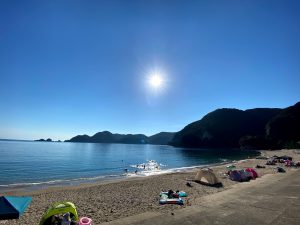 夏の佐津海水浴場