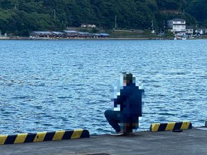 柴山港で釣り