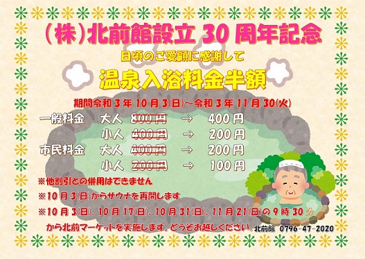 北前館設立３０周年