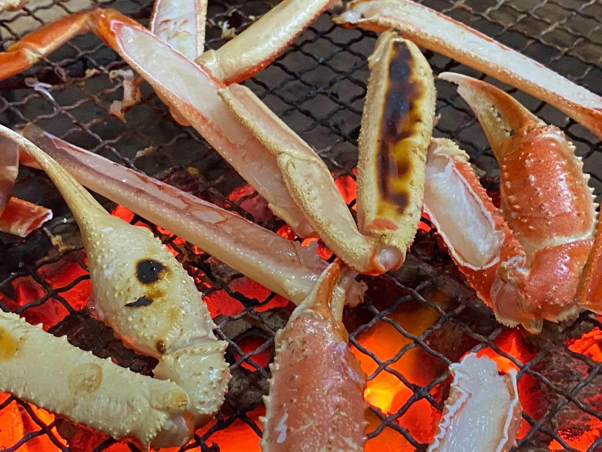 炭火焼きがに