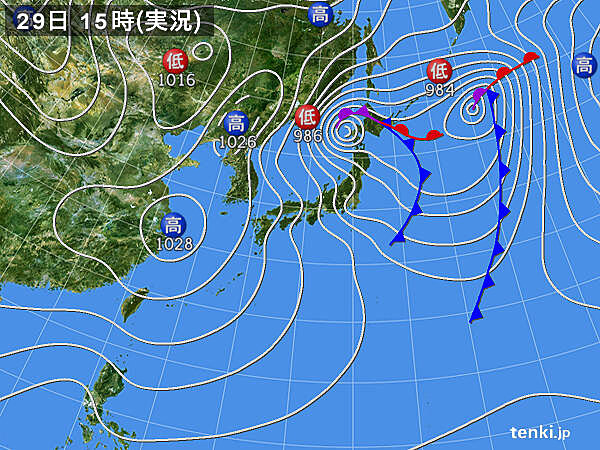 20210129の天気図