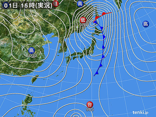 20211201の天気図