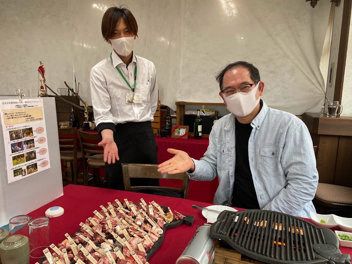 今回部位食べ比べを用意してくれた石原シェフ