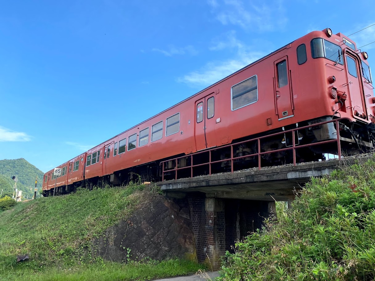 ２両編成が多いローカル列車