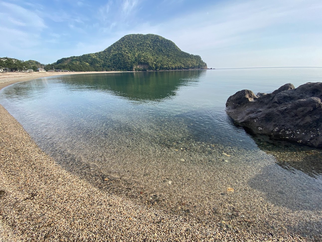 今の時期、お天気が良ければ泳げそう