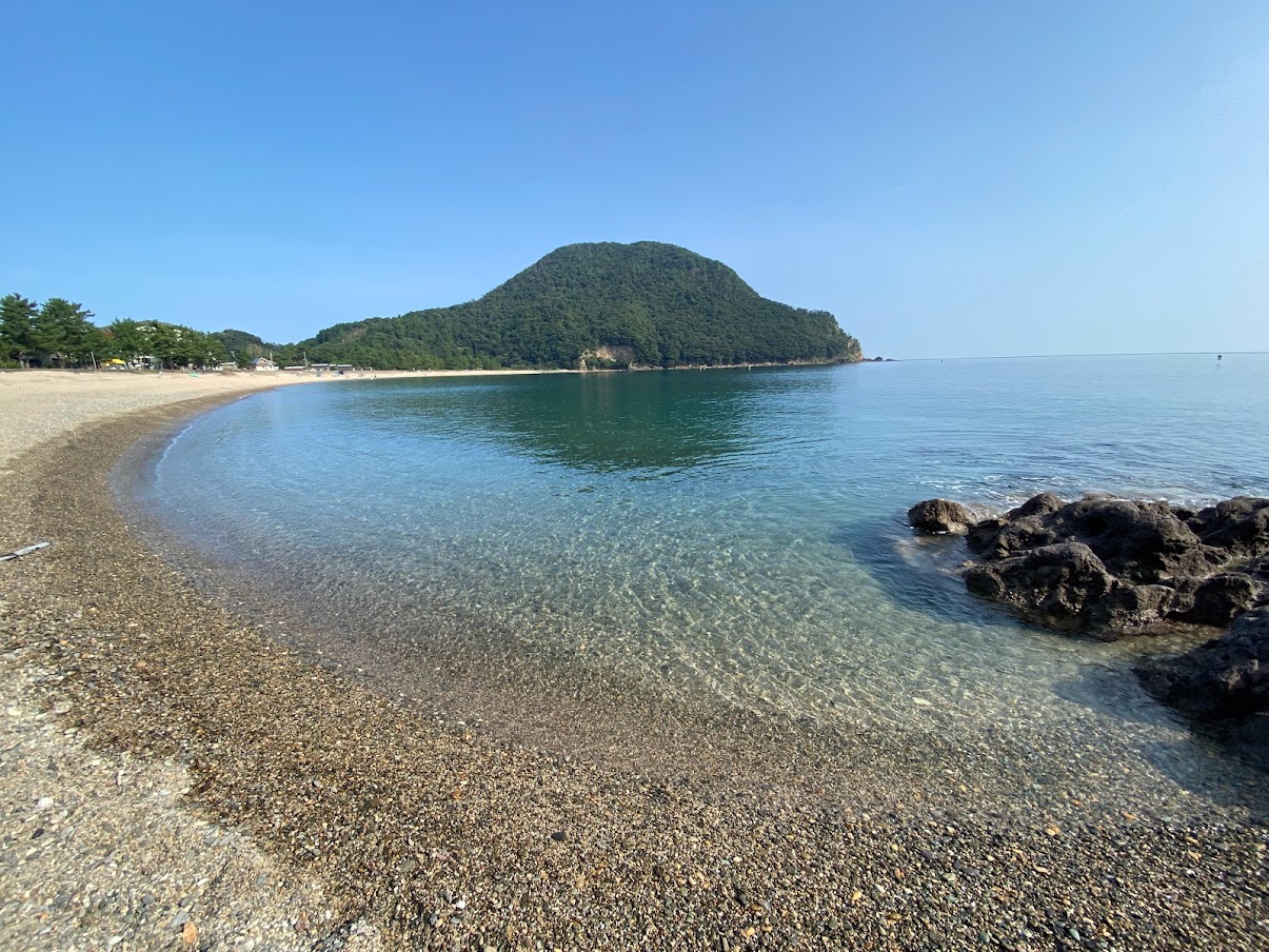 去年の8月上旬早朝の佐津海水浴場