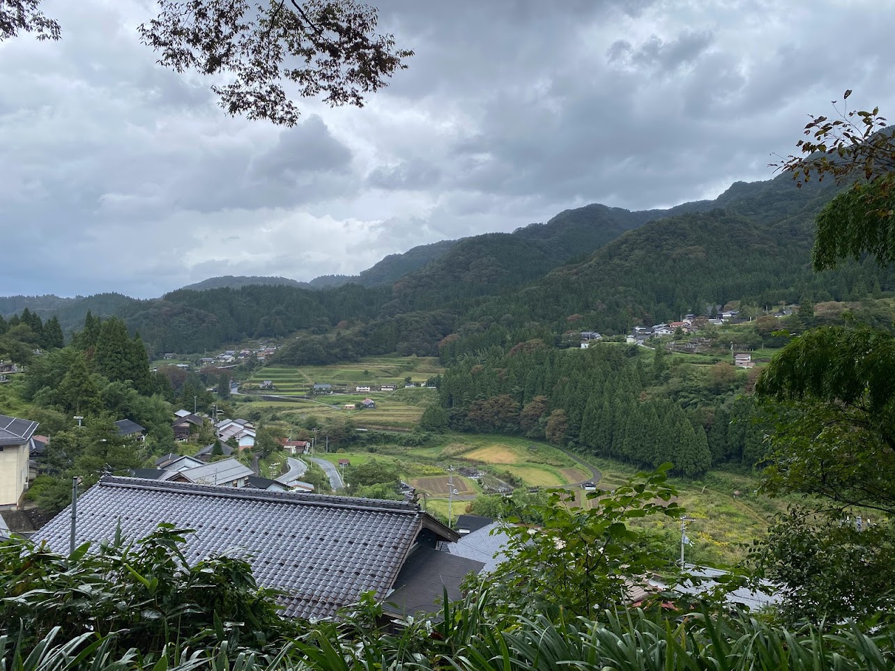 小代貫田地区からの絶景