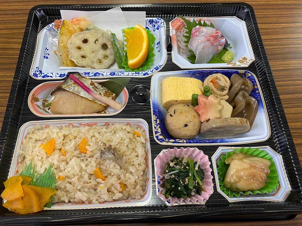 大平山荘の特別な仕出し弁当