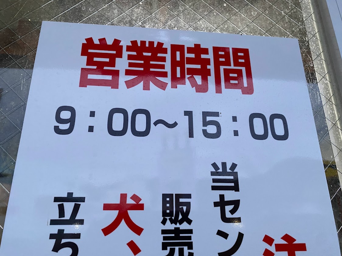 9時から15時までです！