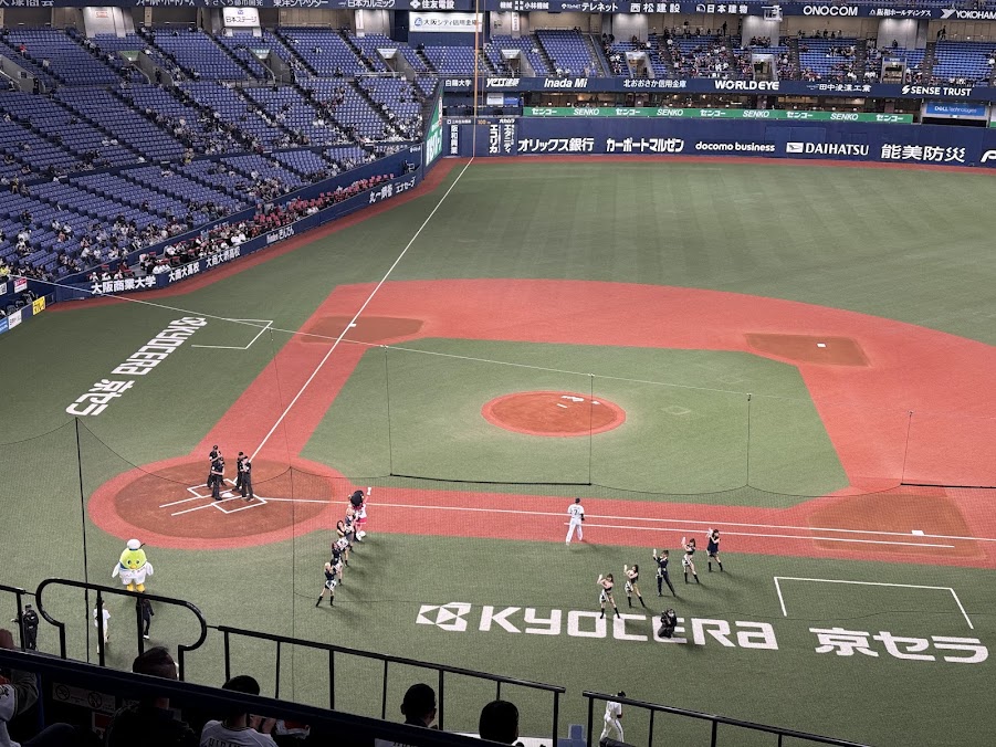 京セラドームにてプロ野球観戦