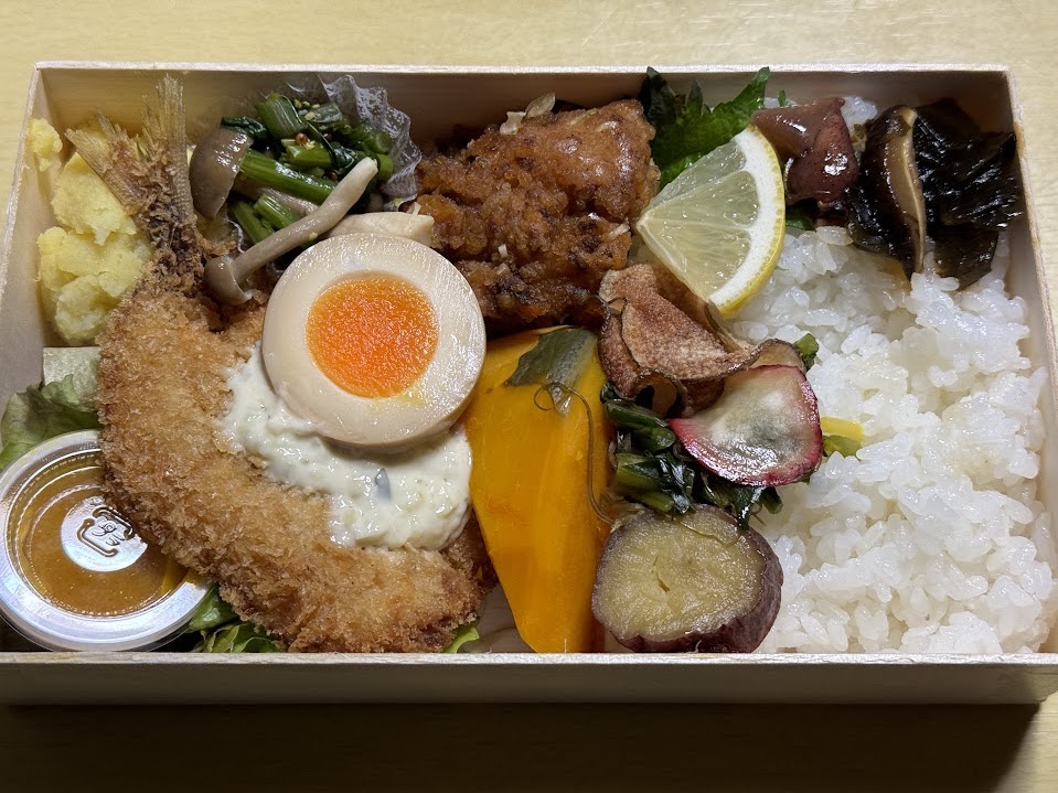 柴山みなと前食堂凪さんのお弁当