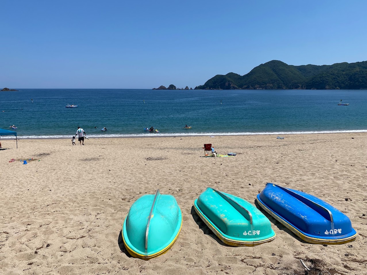 夏の佐津海水浴場