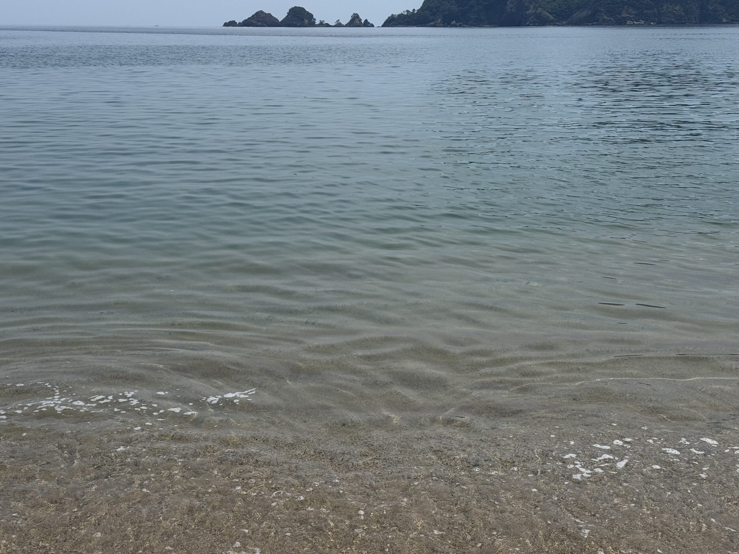 透明度が自慢の佐津海水浴場