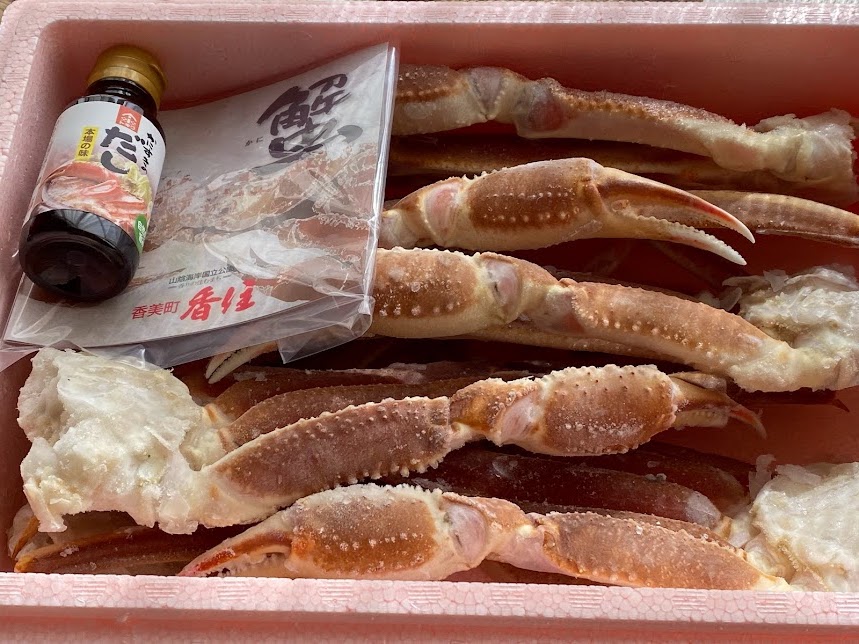 かにすきセット（写真は６肩三人前相当）