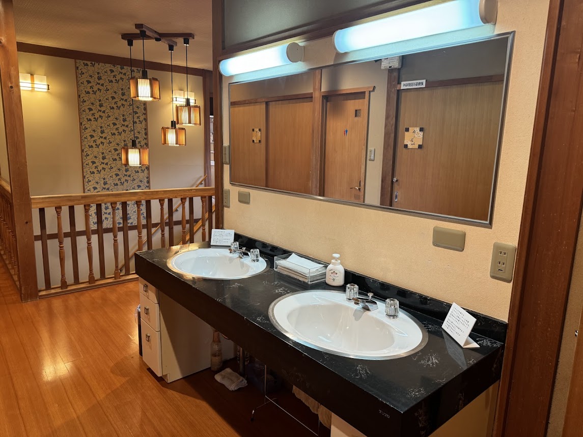 2階の共同洗面台