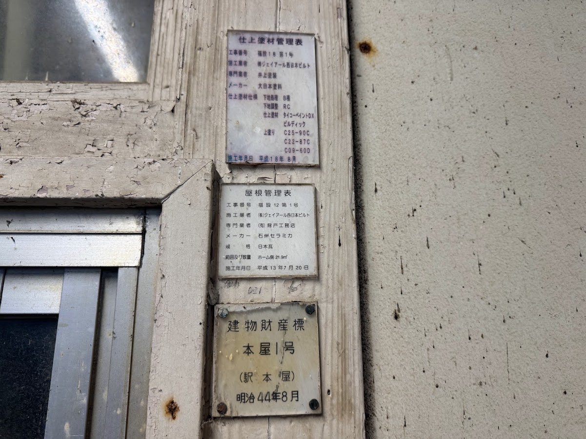 佐津駅にある管理用の標